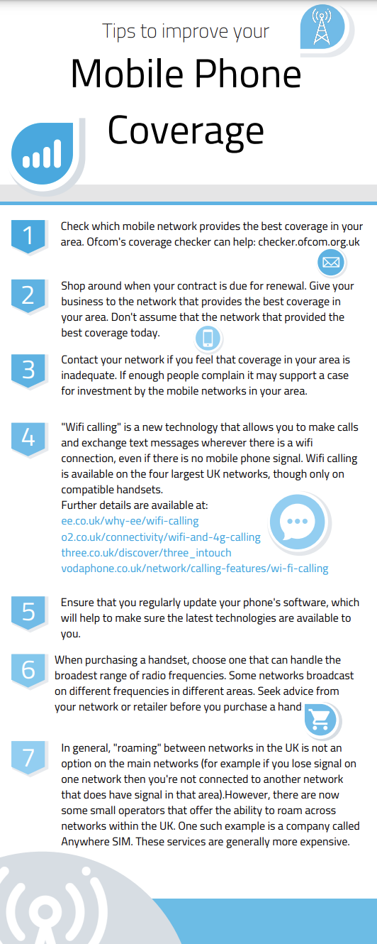 Tips to improve your mobile phone coverage - Connecting Cambridgeshire